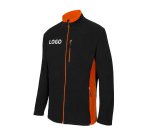 Fleecejas voor volwassenen met twee kleuren Velilla promotieartikel – geborduurde opdruk