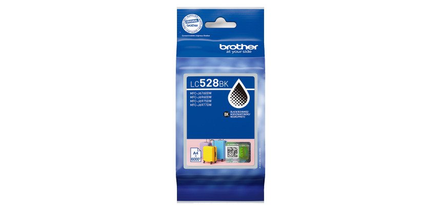 Cartouche BROTHER LC528 très haute capacité noire pour imprimante jet d’encre