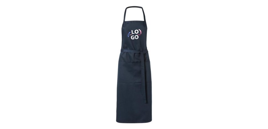 Tablier Chef publicitaire - marquage multicolore