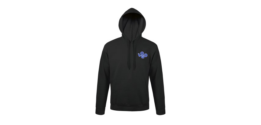 Sweatshirt met capuchon uniseks Sol's promotieartikel - meerkleurige bedrukking