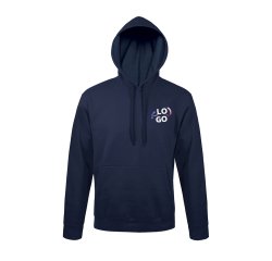 Sweatshirt met capuchon uniseks Sol's promotieartikel - meerkleurige bedrukking