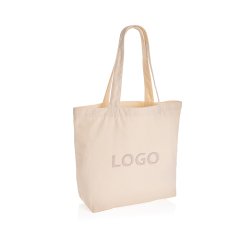 Sac shopping publicitaire 28 L blanc crème - marquage 1 couleur