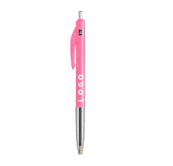Balpen Bic M10® Clic intrekbare penpunt 0,4 mm promotieartikel - extra fijn schrift - eenkleurige markering