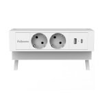 Power Desk 2 Fellows multipresa da scrivania bianco