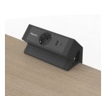 Power Desk Fellows multipresa da scrivania nera