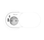 Power Spot Fwllowes multipresa da incasso bianco