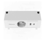 Power Desk Fellows multipresa da scrivania bianco