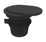 Power Spot Fwllowes multipresa da incasso nera