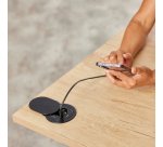 Power Spot Fwllowes multipresa da incasso nera