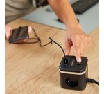 Fellowes Power Cube multipresa type f nero