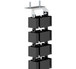 CableSpine Fellowes gestore di cavi da scrivania nero