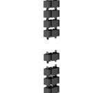 CableSpine Fellowes gestore di cavi da scrivania nero