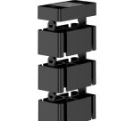 CableSpine Fellowes gestore di cavi da scrivania nero