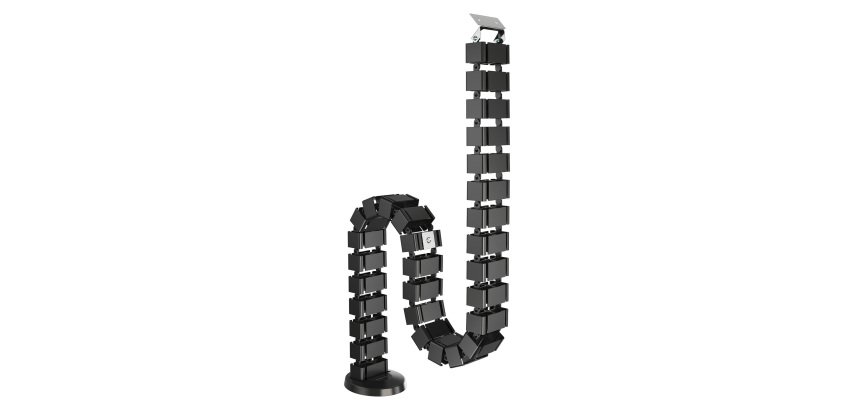 CableSpine Fellowes gestore di cavi da scrivania nero