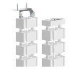 CableSpine Fellowes gestore di cavi da scrivania bianco