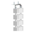 CableSpine Fellowes gestore di cavi da scrivania bianco