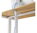 CableSpine Fellowes gestore di cavi da scrivania bianco