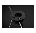 Prise electrique encastrable Versadot Cable diamètre 80 mm + 3 trous passe-câbles