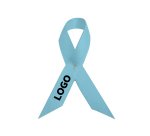 Broche ruban de soutien en satin publicitaire - marquage multicolore