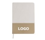 Carnet A5 en velours publicitaire - marquage 1 couleur