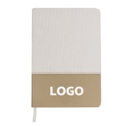 Carnet A5 en velours publicitaire - marquage 1 couleur