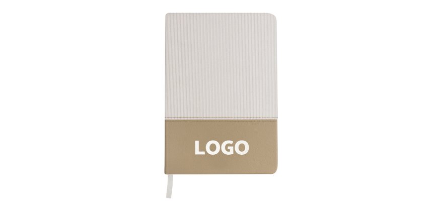 A5 velvet promotional notebook - 1-color printing