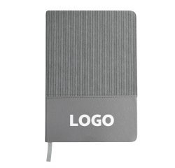 A5 velvet promotional notebook - 1-color printing