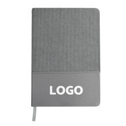 Carnet A5 en velours publicitaire - marquage 1 couleur