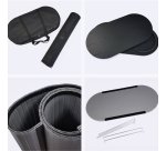 Comptoir d’accueil ovale publicitaire - marquage multicolore