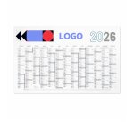 Calendrier publicitaire annuel mural 40,5 x 65 cm - marquage multicolore