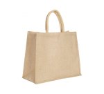 Sac cabas en jute publicitaire 28 L - marquage multicolore