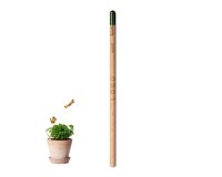 Pencil with advertising seeds - laser engraving marking