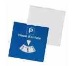Disque de stationnement publicitaire - marquage multicolore
