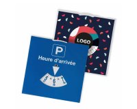 Disque de stationnement publicitaire - marquage multicolore