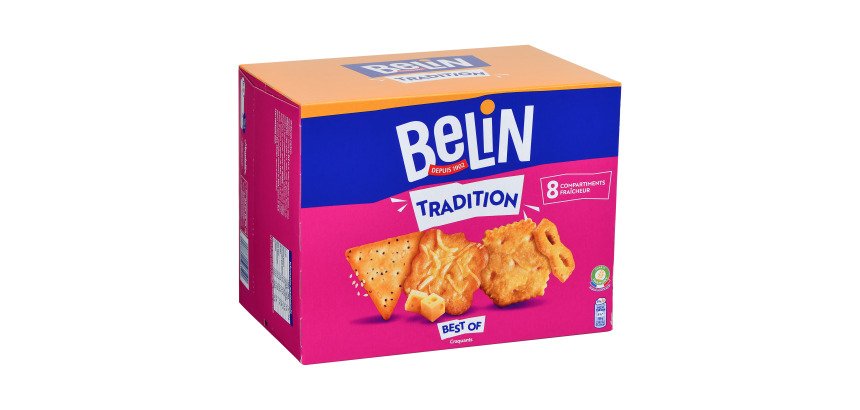 Biscuits apéritifs tradition Belin - boîte de 720 g.