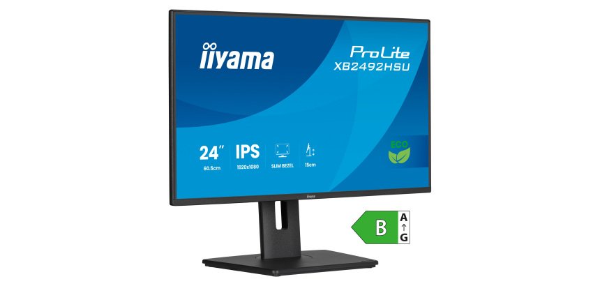 iiyama ProLite XB2492HSU-B1 écran plat de PC 61 cm (24") 1920 x 1080 pixels Full HD LED Noir