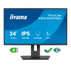 iiyama ProLite XB2492HSU-B1 PC-Flachbildschirm 61 cm (24") 1920 x 1080 Pixel Full HD LED Schwarz