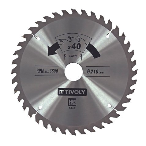 Lame de scie circulaire Tivoly Ø 165 mm x 20 mm, 36 dents carbure