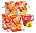 ROYCO PACK 1 : 2 x potiron, 2 x tomates boulettes, 1 x poulet, 1 x asperges + 6 tasses GRATUITES