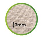 Sobres acolchados de burbujas de papel kraft marrón 100 x 165 La Couronne - Paquete de 200