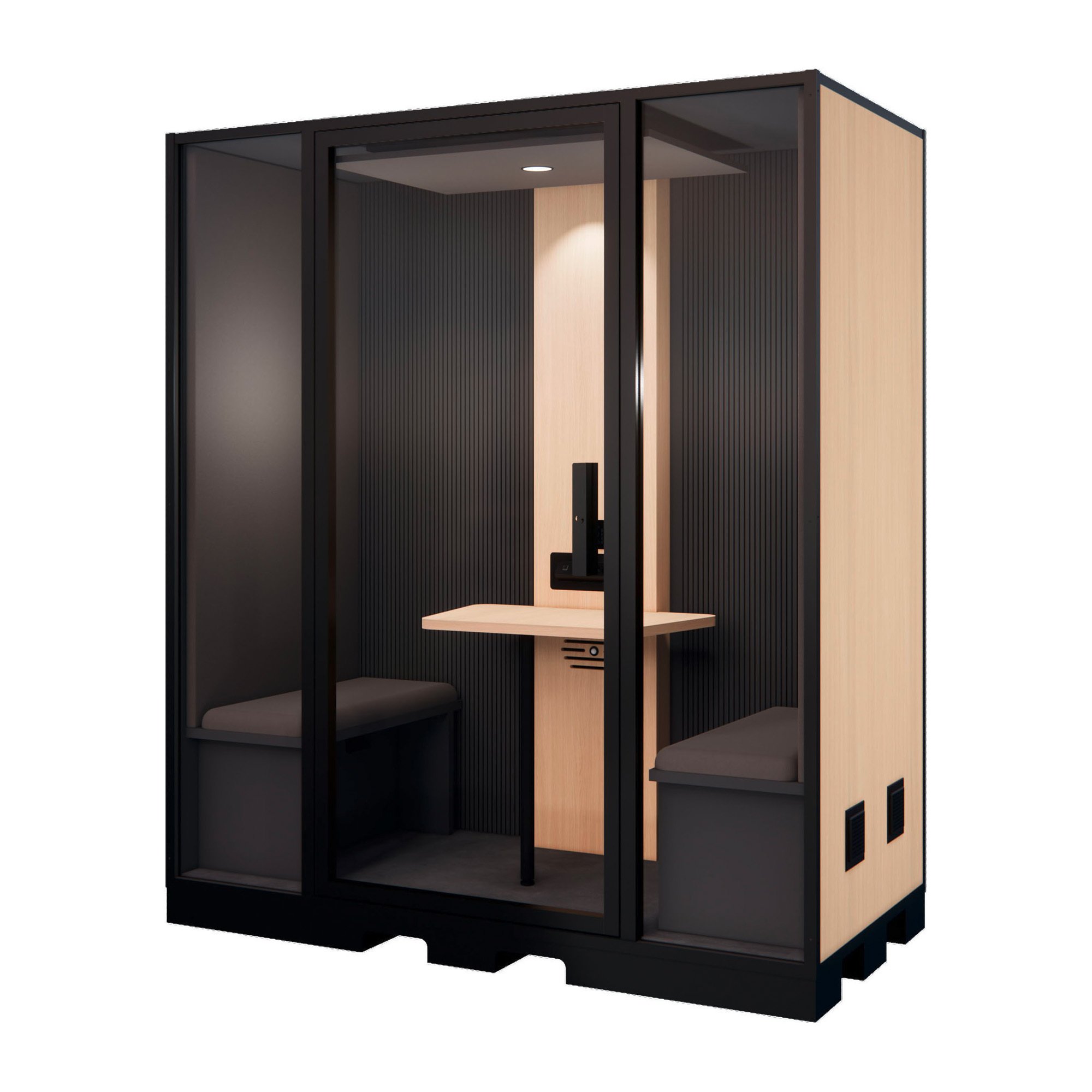 Cabine acoustique Duo Industrielle