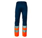 Work trousers high visibility Delta Plus Multipockets - Fluorescent Orange