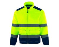 <strong>High visibility jacket with multiple pockets Delta Plus in fluorescent yellow</strong>