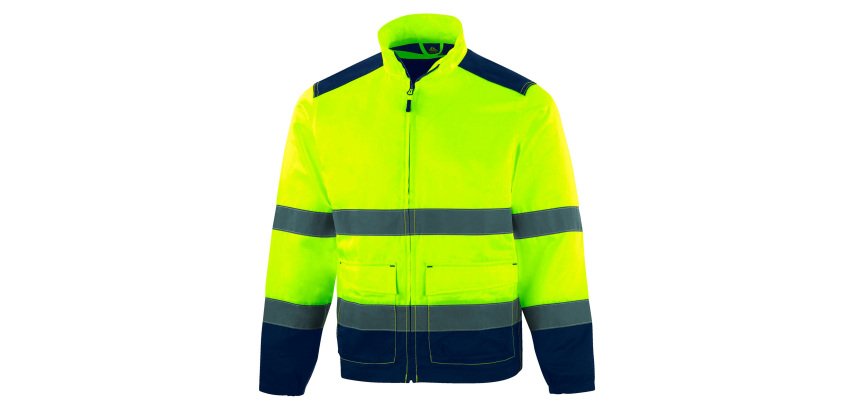 Veste haute visibilité multipoches Delta Plus jaune fluo