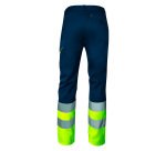 Work trousers with high visibility Delta Plus Multipockets - Fluorescent Yellow