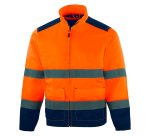 Veste haute visibilité multipoches Delta Plus, orange fluo