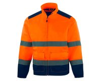 <mark>Überhose mit hoher Sichtbarkeit und Mehrfachtaschen in Neonorange von Delta Plus</mark>