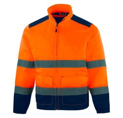 Veste haute visibilité multipoches Delta Plus orange fluo
