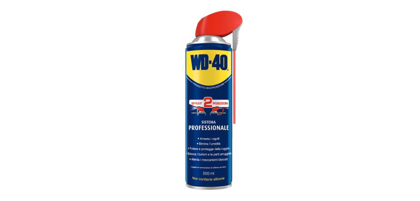 Lubrificante spray multifunzione doppia posizione WD-40, 500 ml