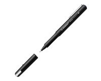Stylo feutre Stabilo Driver F à capuchon pointe 0,4 mm - écriture fine bleue